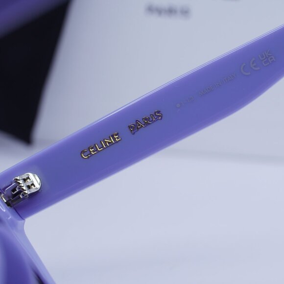 Final Price! Celine CL40198F 78A Lilac/Smoke Sunglasses - Picture 8 of 12